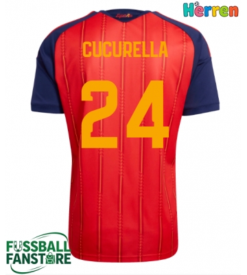 Spanien Marc Cucurella #24 Replik Heimtrikot WM 2026 Kurzarm